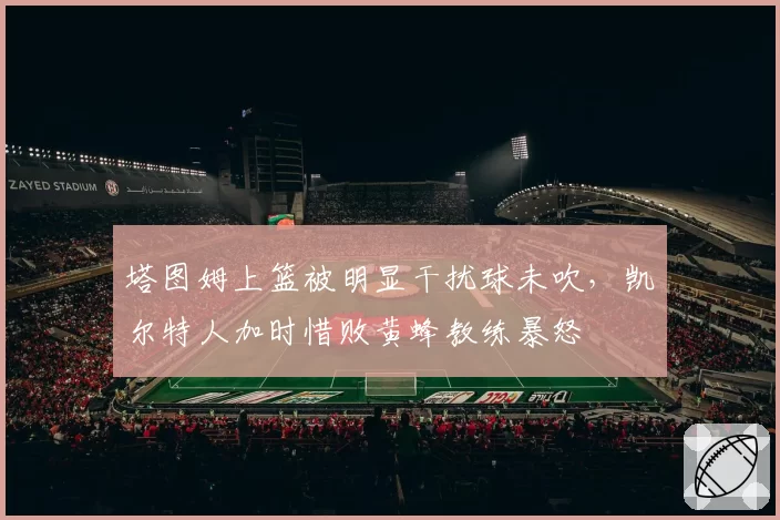 塔图姆上篮被明显干扰球未吹，凯尔特人加时惜败黄蜂教练暴怒