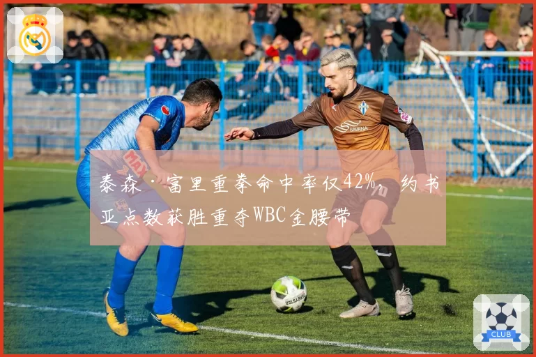 泰森·富里重拳命中率仅42%，约书亚点数获胜重夺WBC金腰带